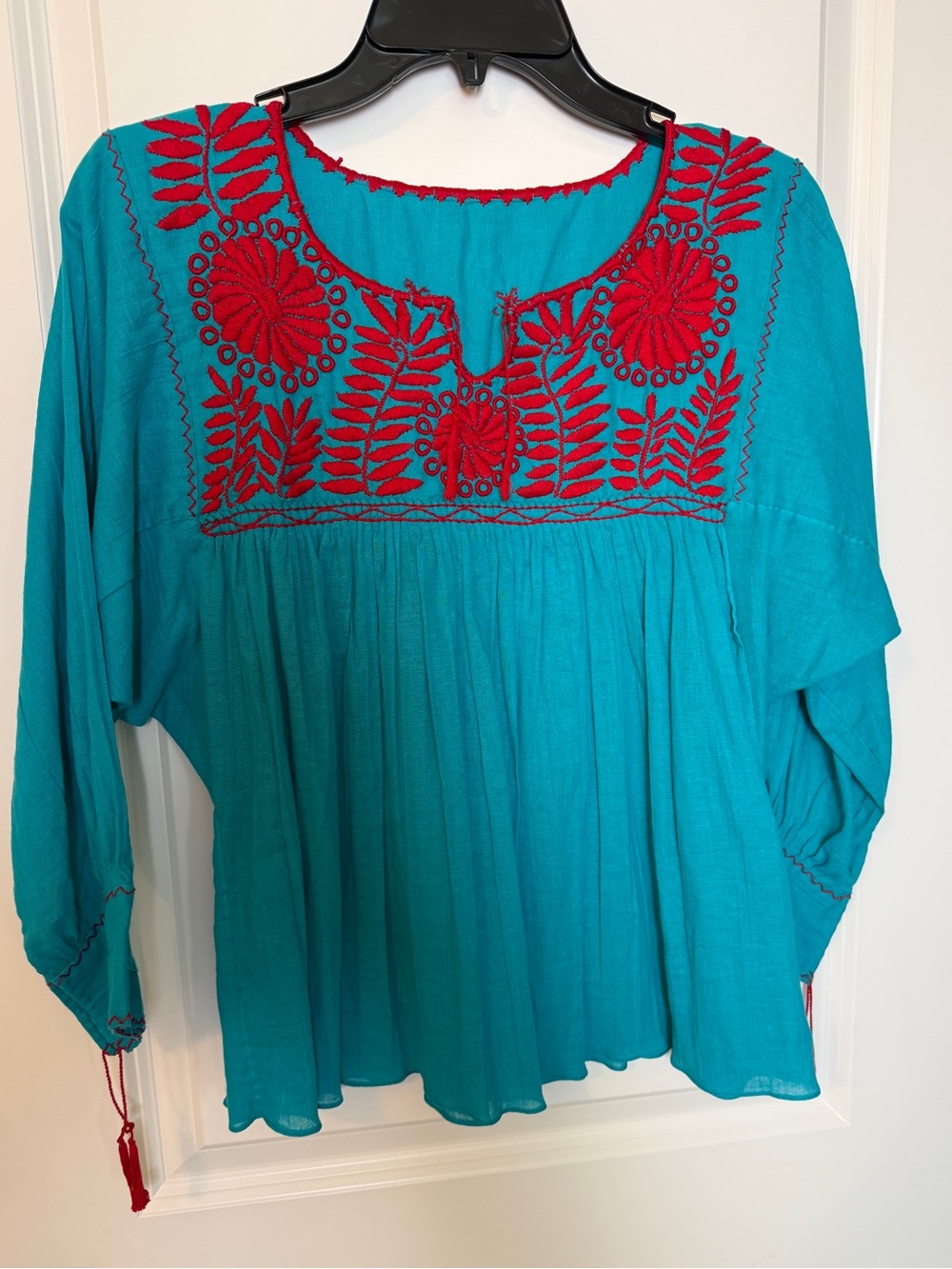 New Johnny Was Embroidered Blouse